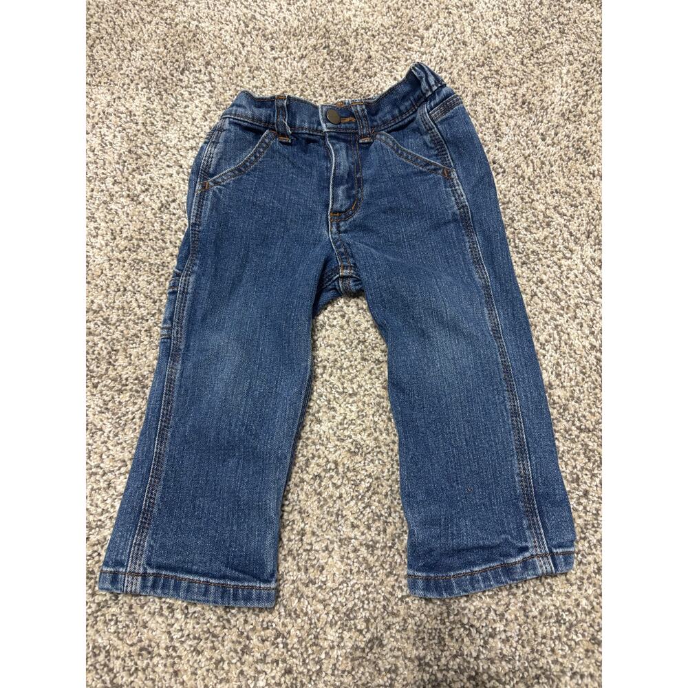 CARHARTT BOY'S INFANT/TODDLER WASHED DENIM, Size 18 Months